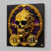 BTC Bitcoin Totenkopf