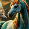 Ein Tanz der Farben: Teal und Orange im Einhornreich