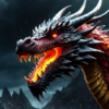 Flammende Drachen