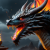 Flammende Drachen